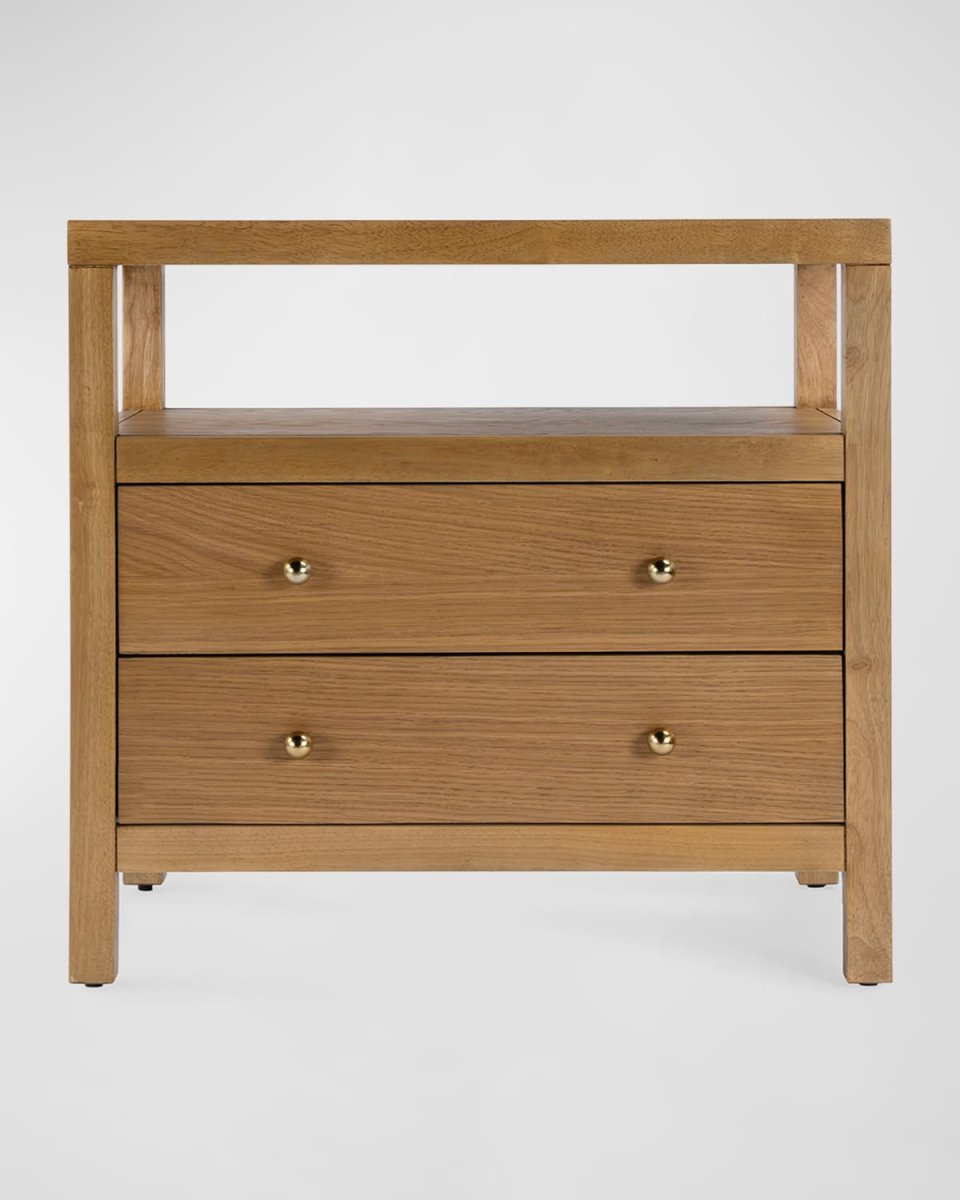 Raine Two-Drawer Nightstand
