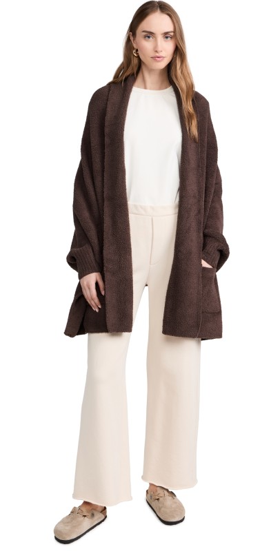 Barefoot Dreams CozyChic Blanket Wrap Java