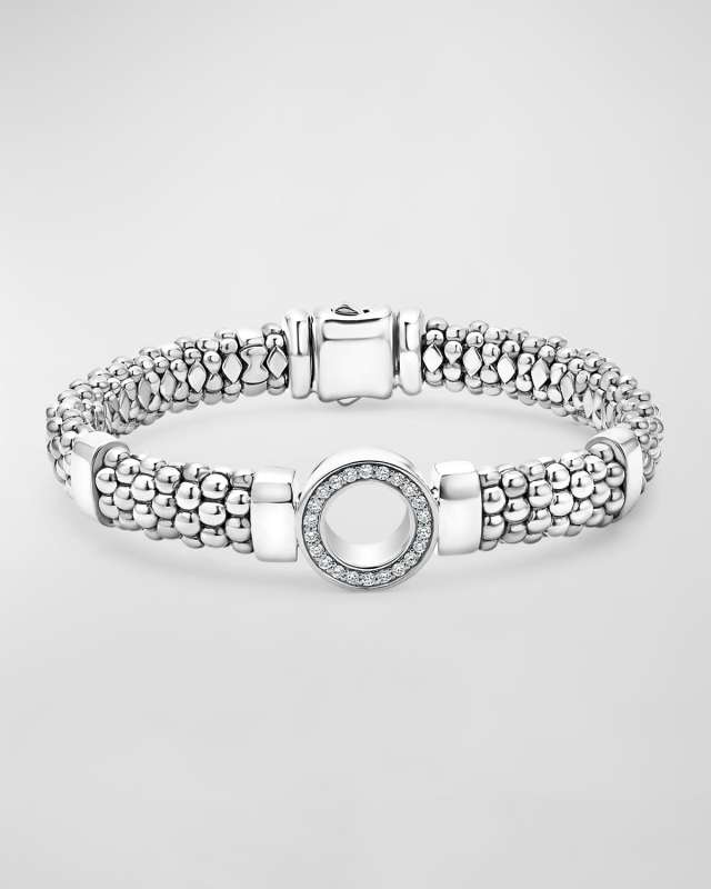 Caviar Spark Diamond 1-Station Bracelet - 14mm