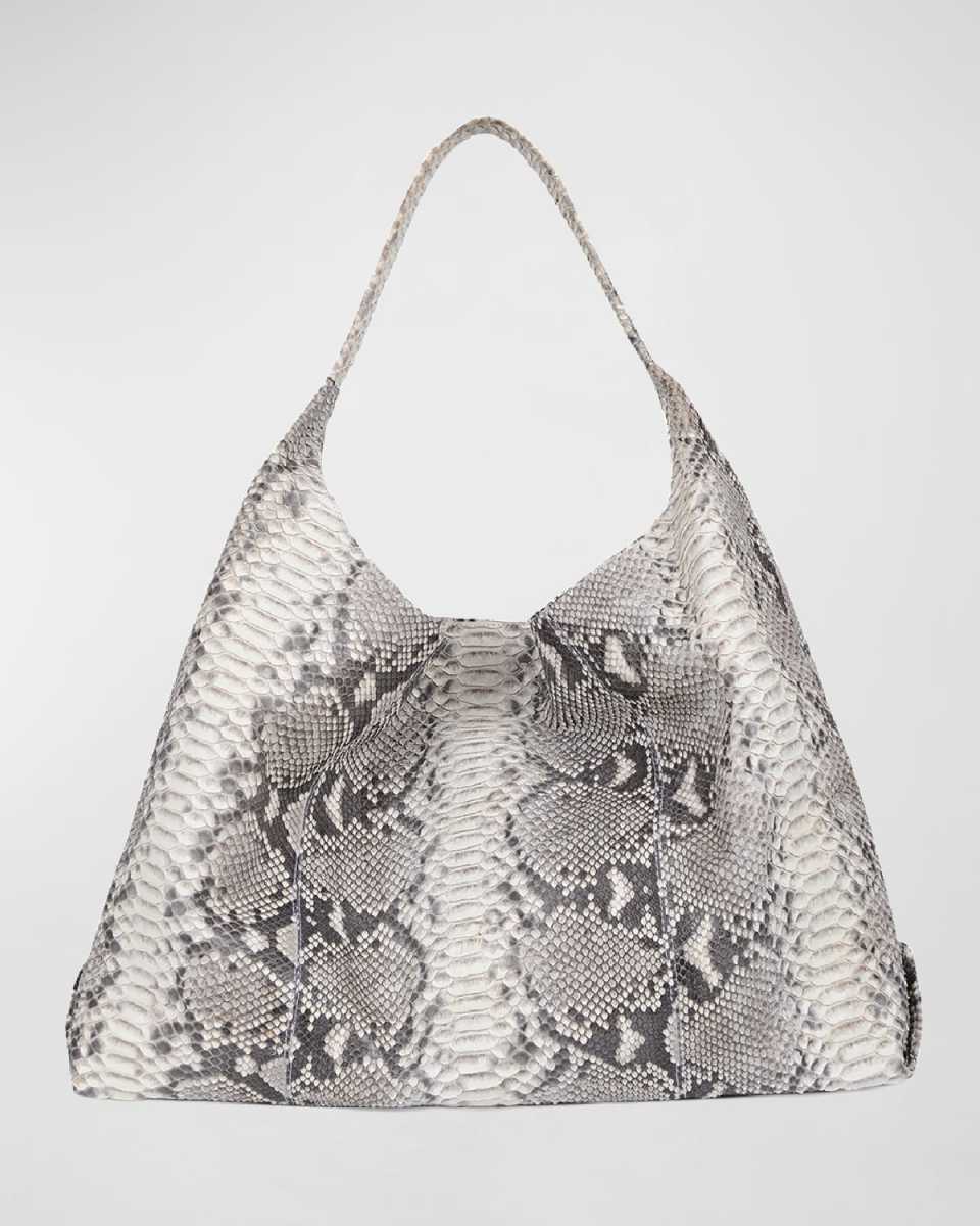 Meissa Python Hobo Shoulder Bag
