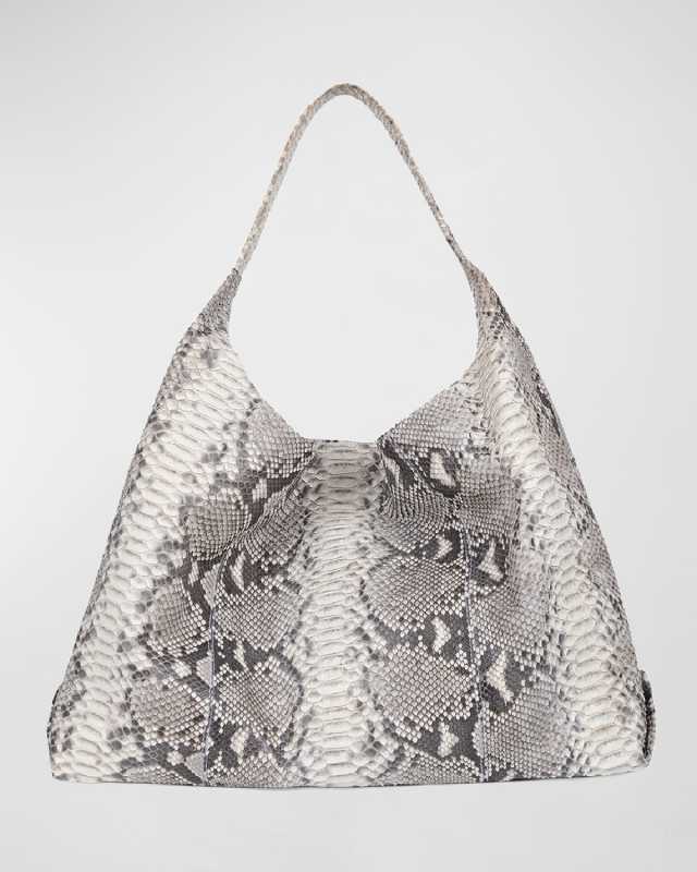 Meissa Python Hobo Shoulder Bag