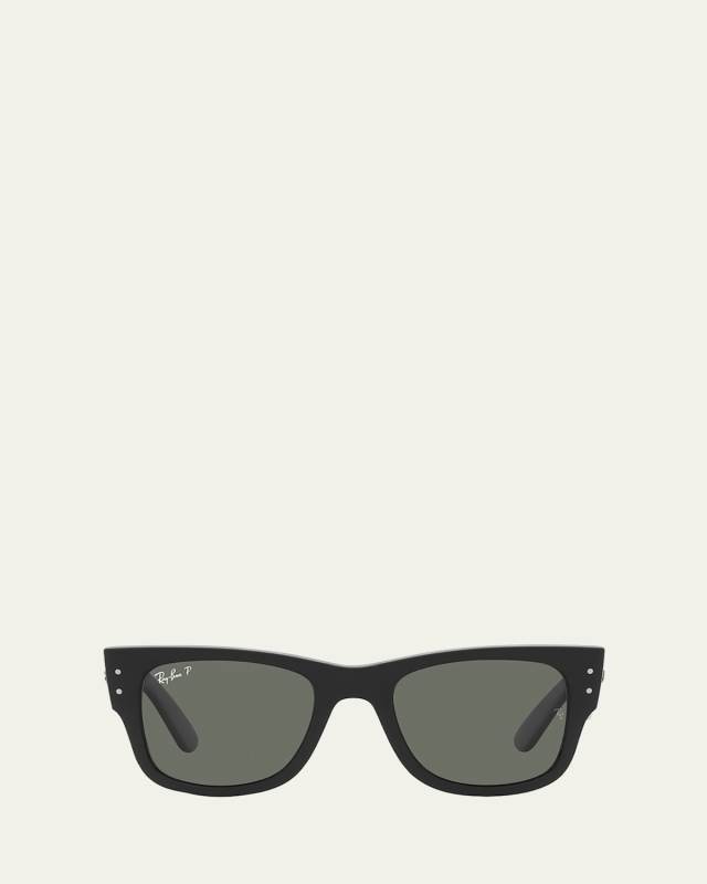 RB0840S Mixed-Media Mega Wayfarer Sunglasses