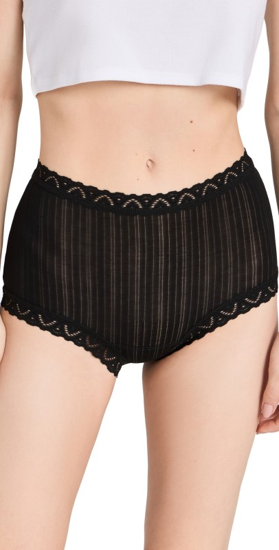 Hanky Panky MellowLuxe High Rise Boyhorts Black