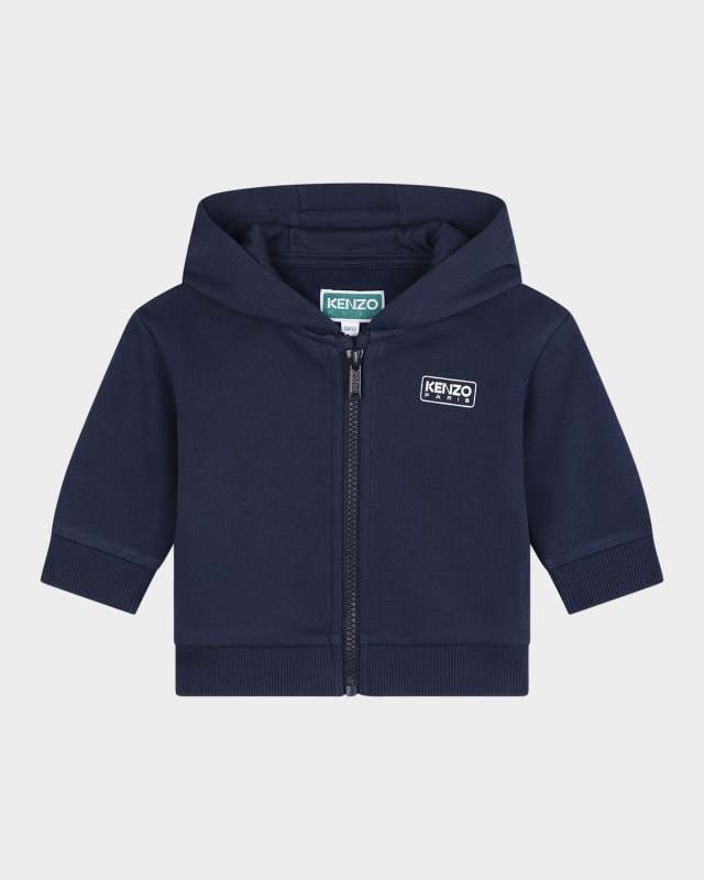 Boy's Logo-Print Hoodie & Joggers Set, Size 6M-2