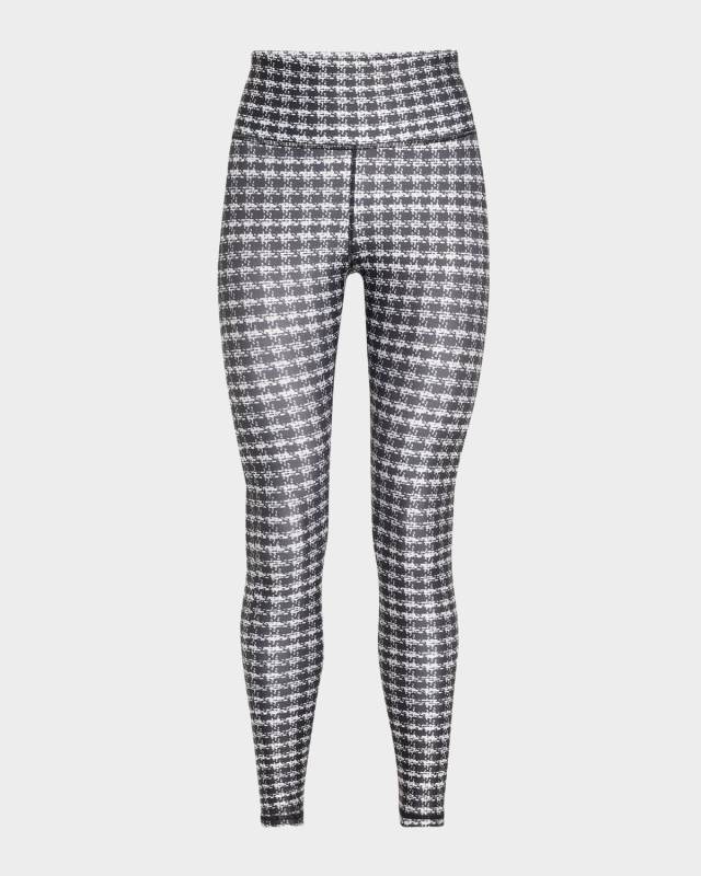 Houndstooth Hi-Shine Leggings