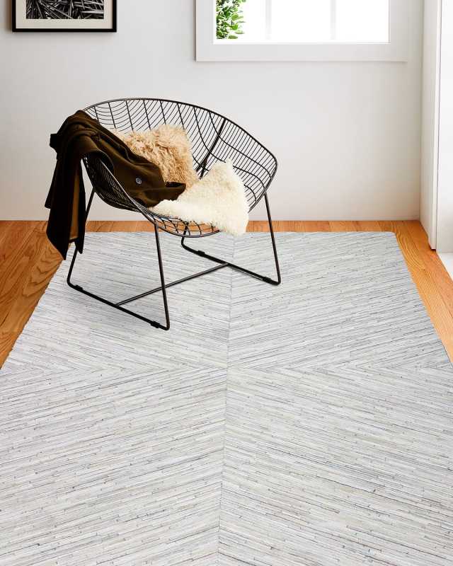 Livy Hair Hide Rug, 9' x 12'