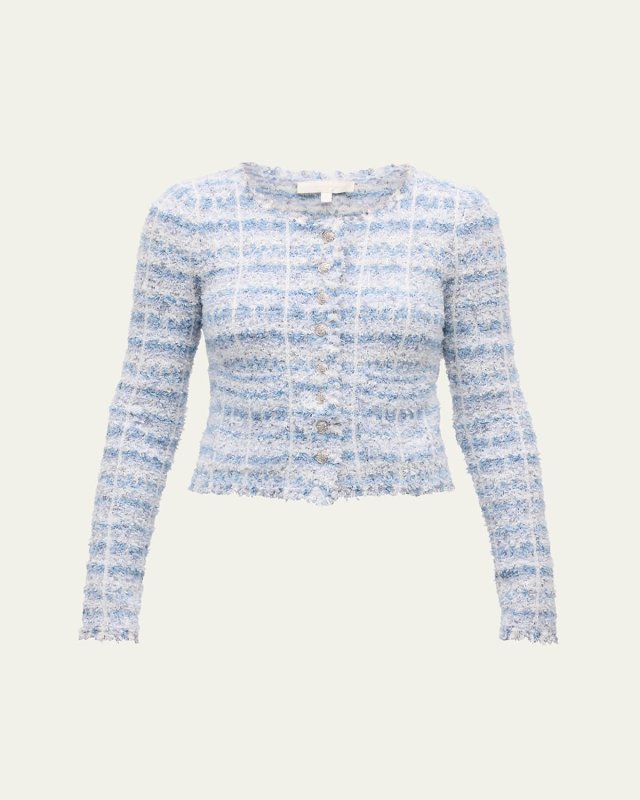 Spindle Boucle Cardigan