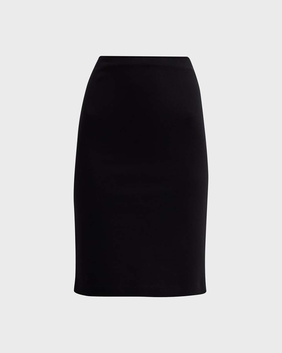 Milano Jersey Midi Pencil Skirt