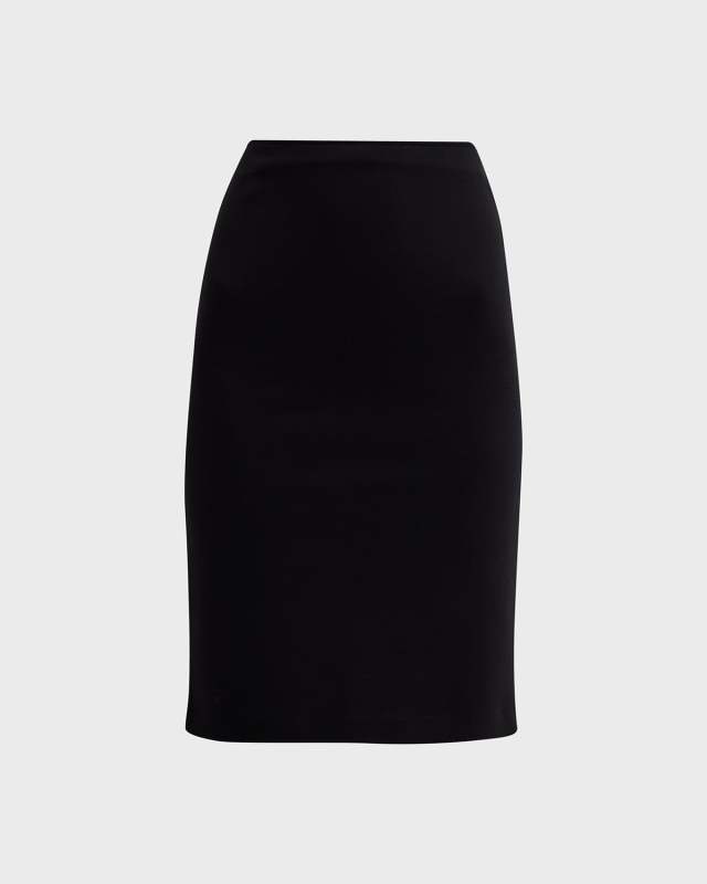 Milano Jersey Midi Pencil Skirt