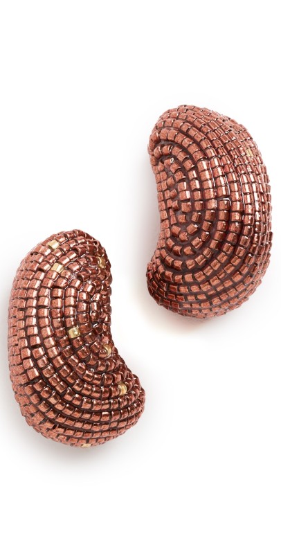 Susana Vega Mini Arele Earrings Grapefruit