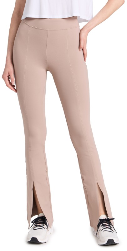 Alo Yoga Airbrush High Waist Flutter Leggings Taupe