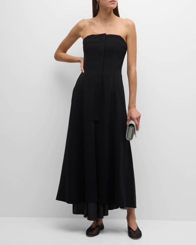 Danielle Strapless Midi Dress