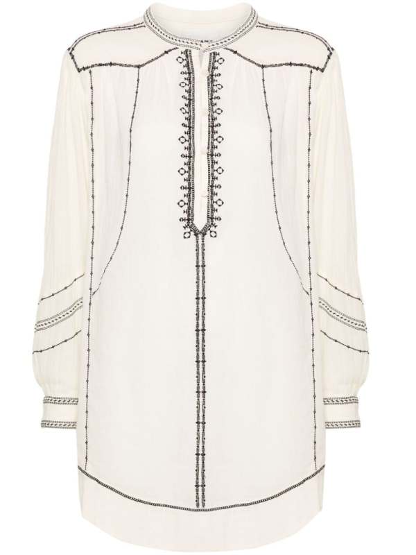 Pradel embroidered cotton dress