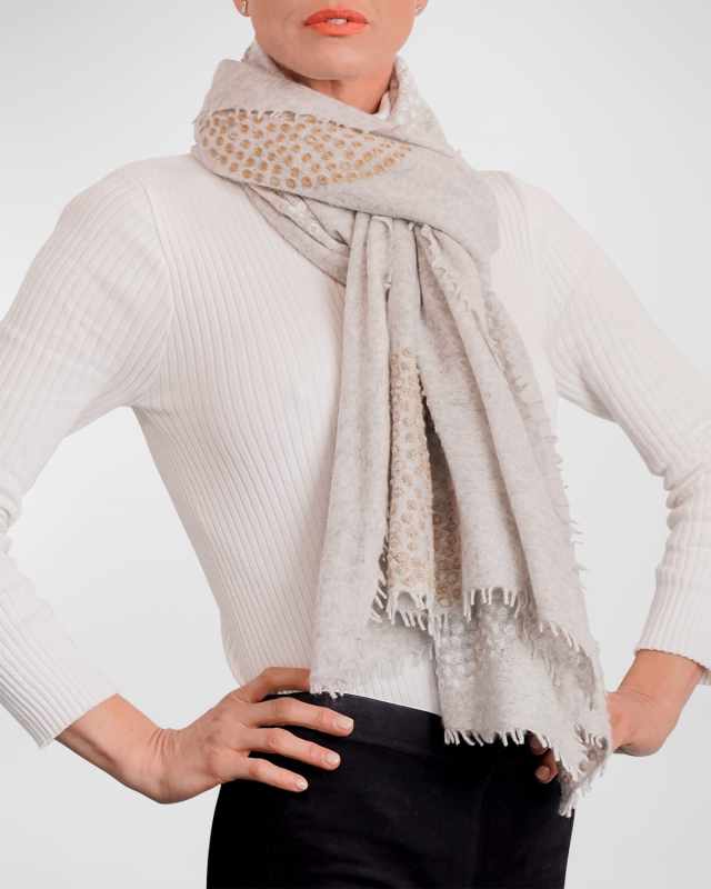 Scattershot Cashmere Scarf