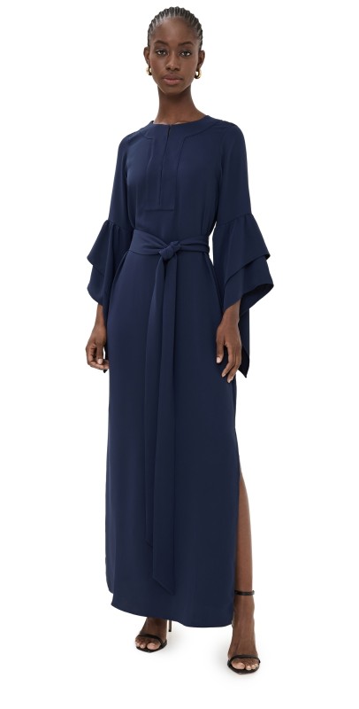 Figue Athena Kaftan Dress True Navy