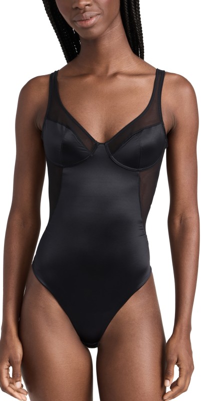 SPANX Thong Bodysuit Very Black