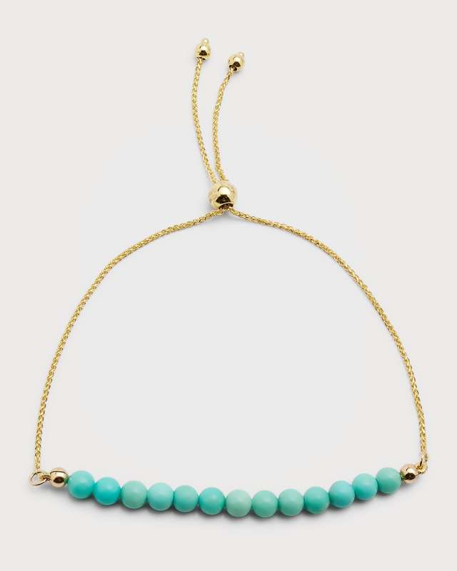 Turquoise Line Bolo Bracelet