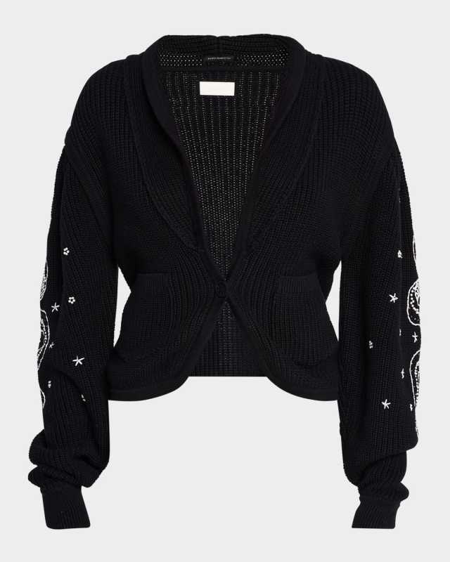 The Puff-Sleeve Cardigan