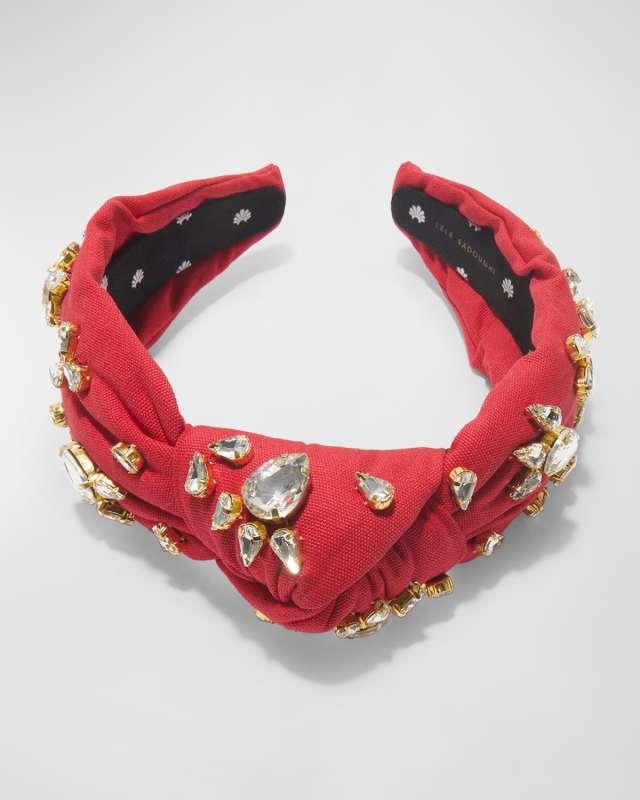 Embellished Knotted Headband