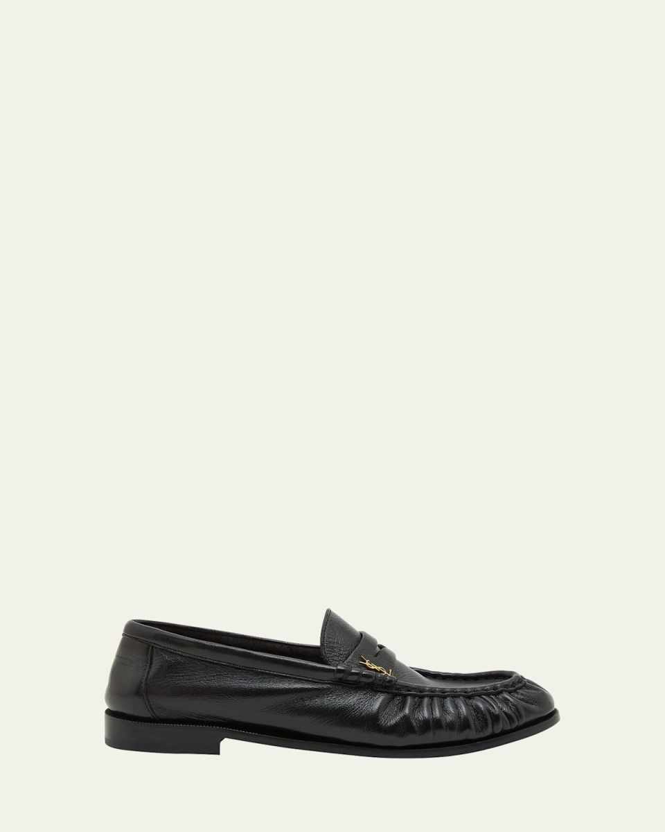 Le Leather YSL Penny Loafers