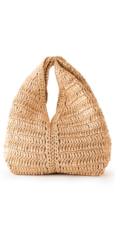 A. L.C. Simone Raffia Bag Desert Palm