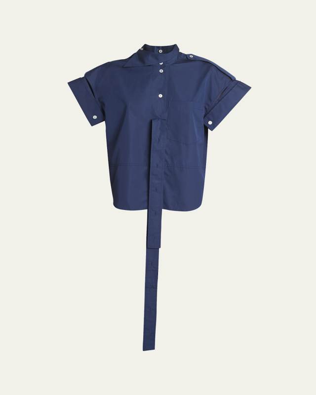 Deconstructed Short Sleeve Shirt