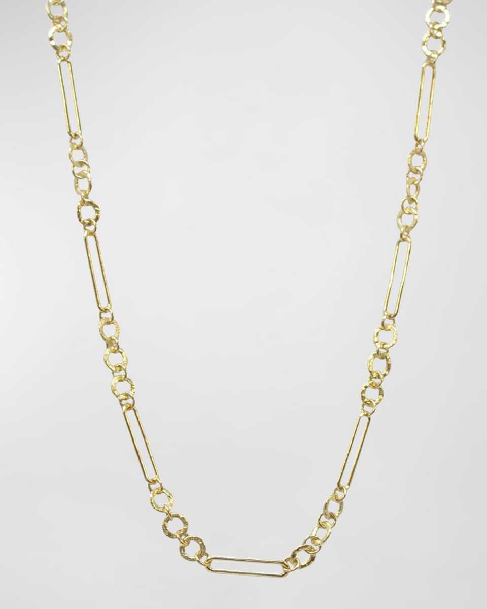 Sueno Paperclip Necklace in 18K Gold