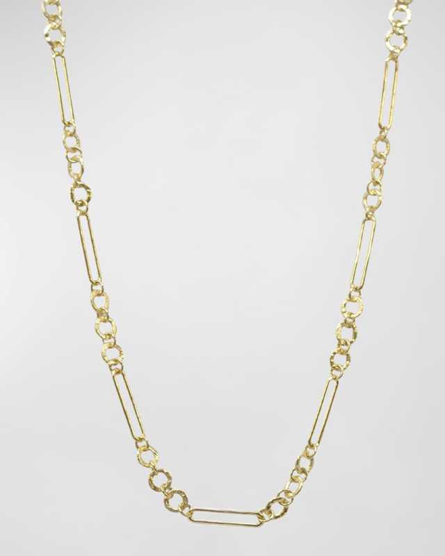 Sueno Paperclip Necklace in 18K Gold