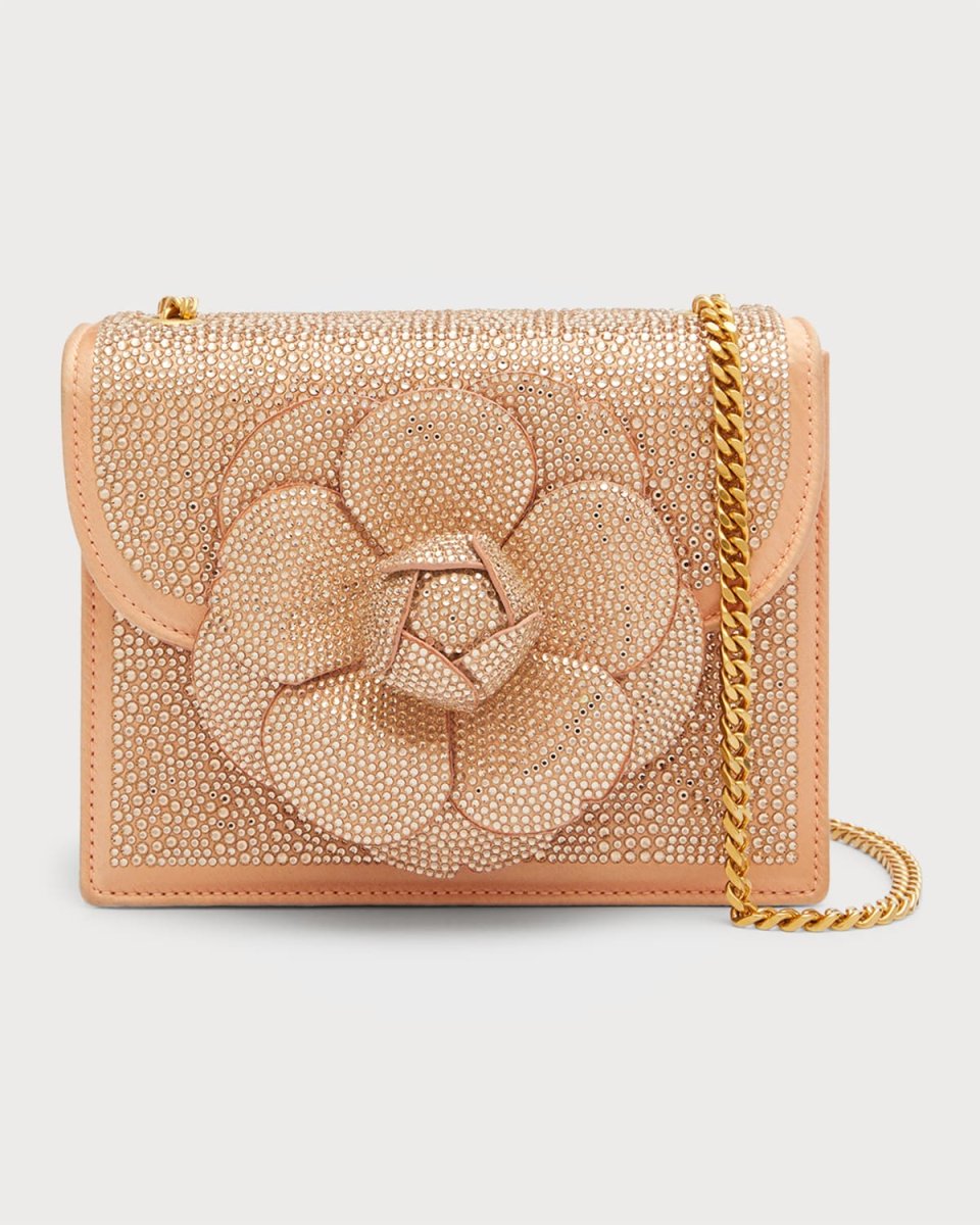 Mini Flower Crystal Shoulder Bag