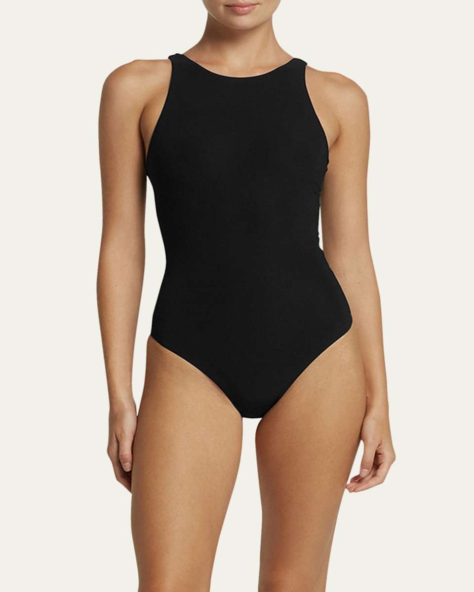 Jetset High-Neck One-Piece Swimsuit