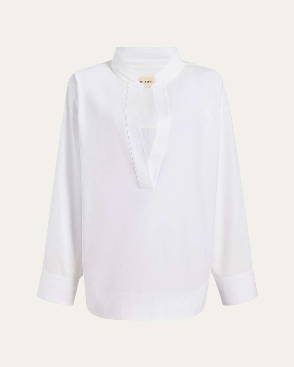 Tito Cotton V-Neck Top