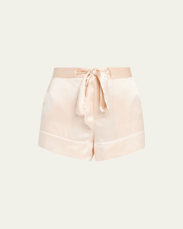 Kiki Drawstring Silk Lounge Pants