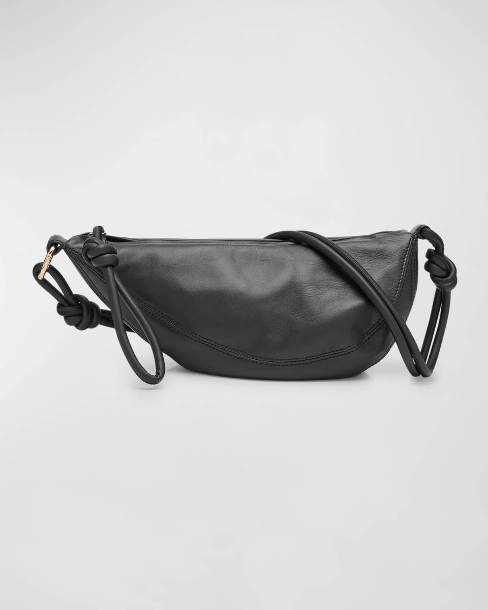 Bomber Zip Leather Crossbody Bag