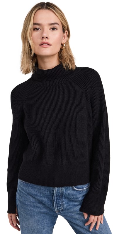 LNA Mila Turtleneck Black