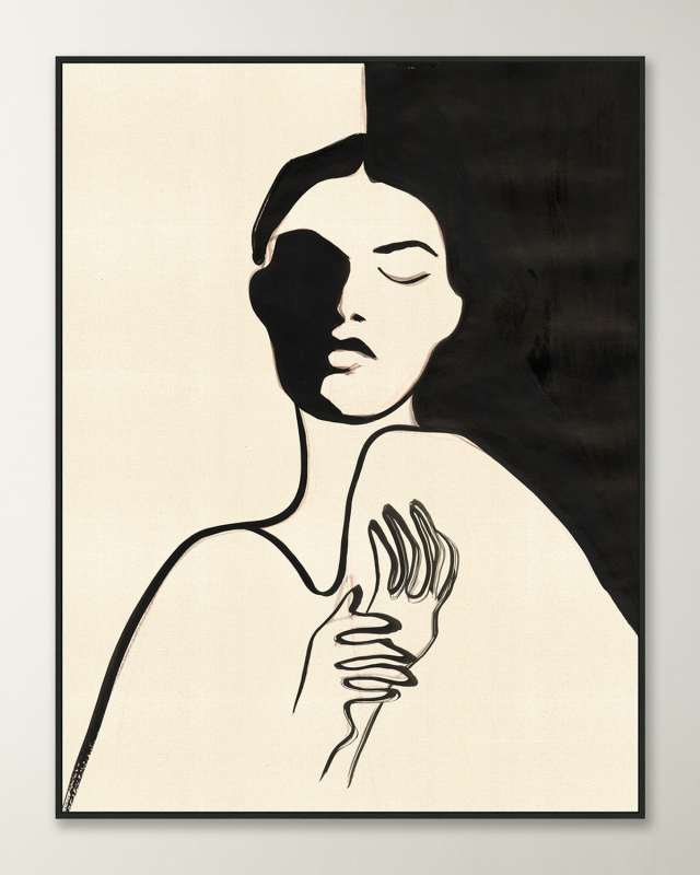 "Morning Stretch" Framed Giclee