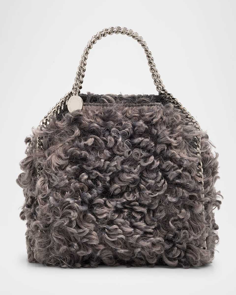 Falabella Tiny Plush Faux-Fur Tote Bag