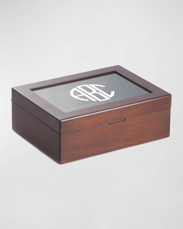 Men's Personalized Wooden Tea Box