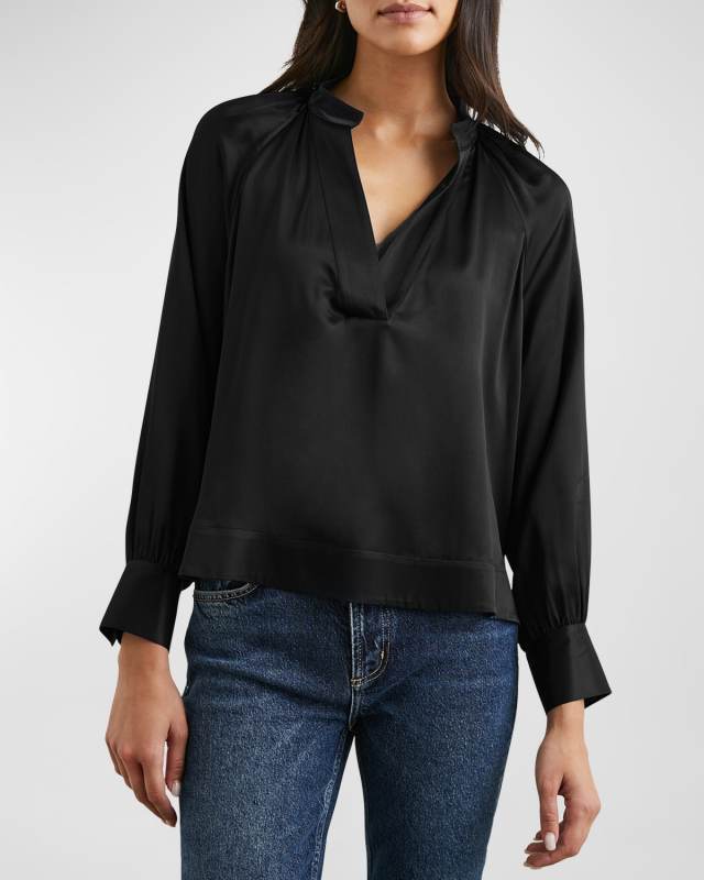 Wynna Satin Blouse
