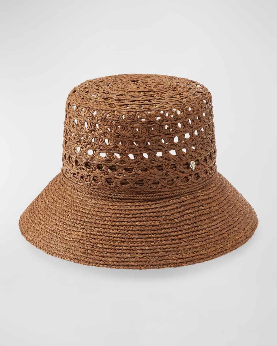 Retro Lace Braid Bucket Hat