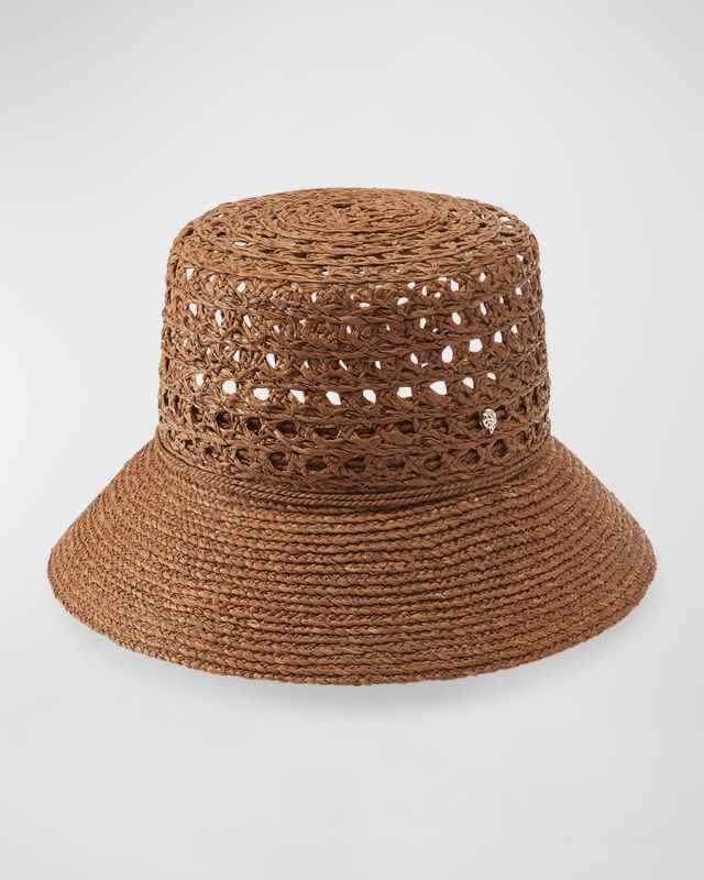 Retro Lace Braid Bucket Hat
