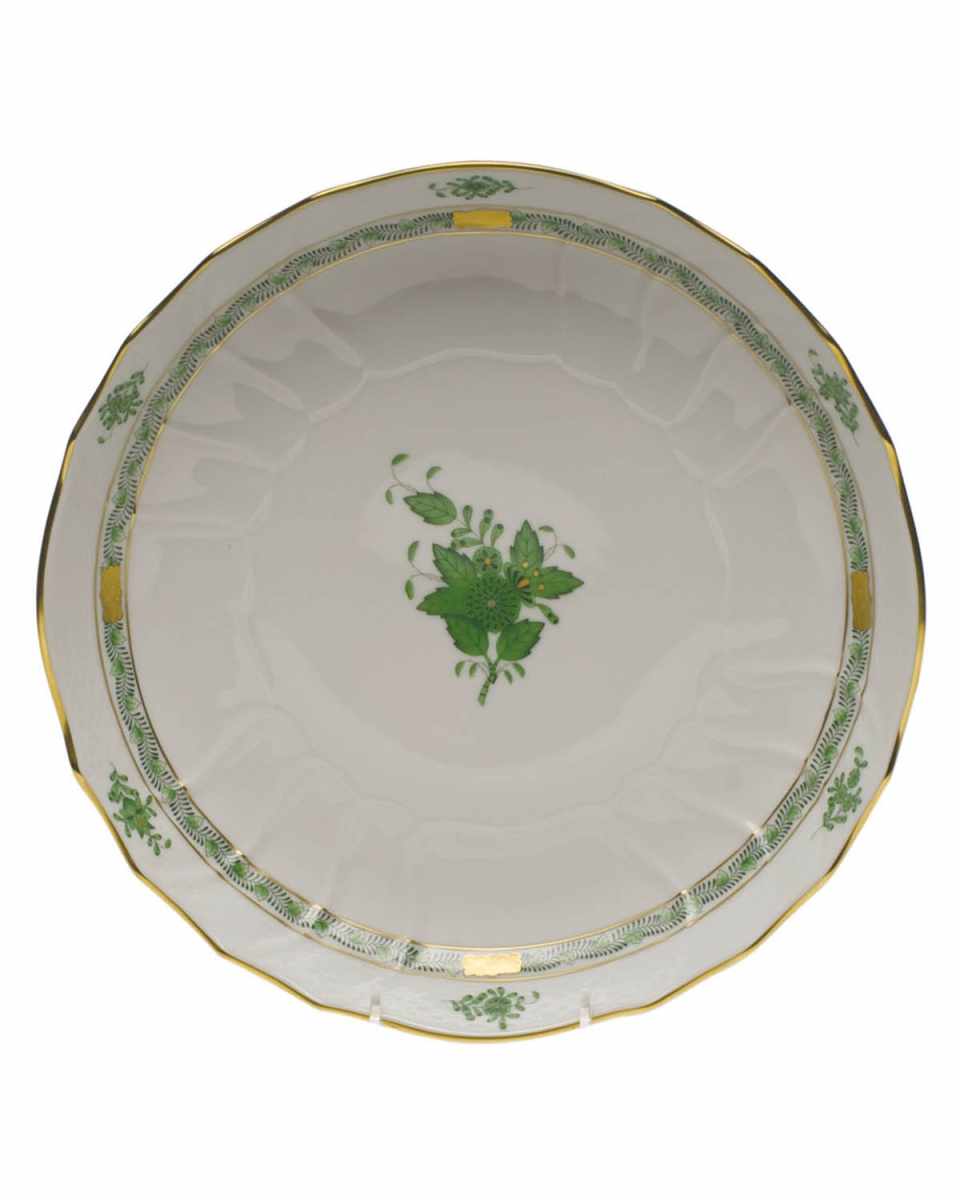 Chinese Bouquet Green Open Vegetable Bowl