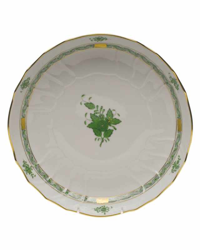 Chinese Bouquet Green Open Vegetable Bowl