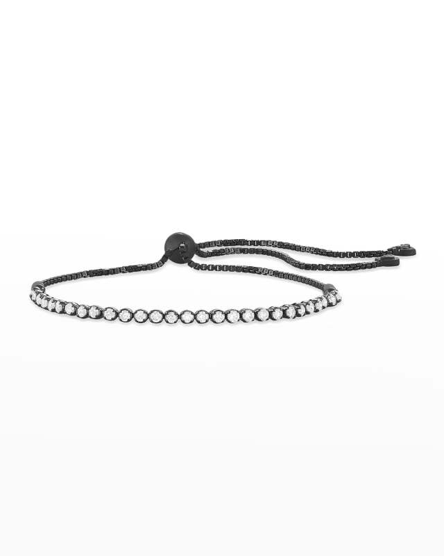 Black Gold Diamond Tennis Bracelet