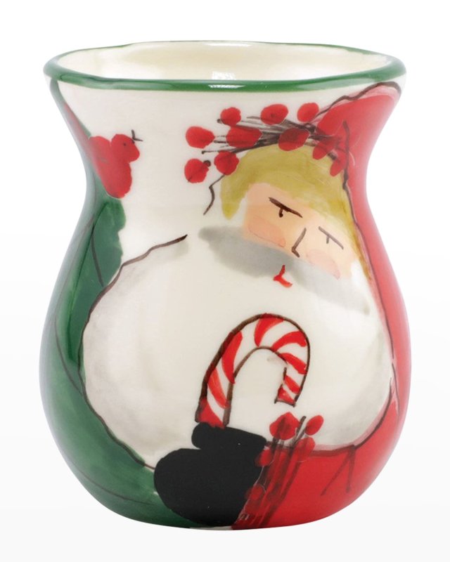 Old St. Nick Bud Vase