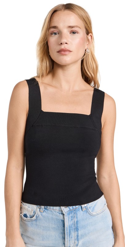 SIMKHAI Madine Tank Top Ivory