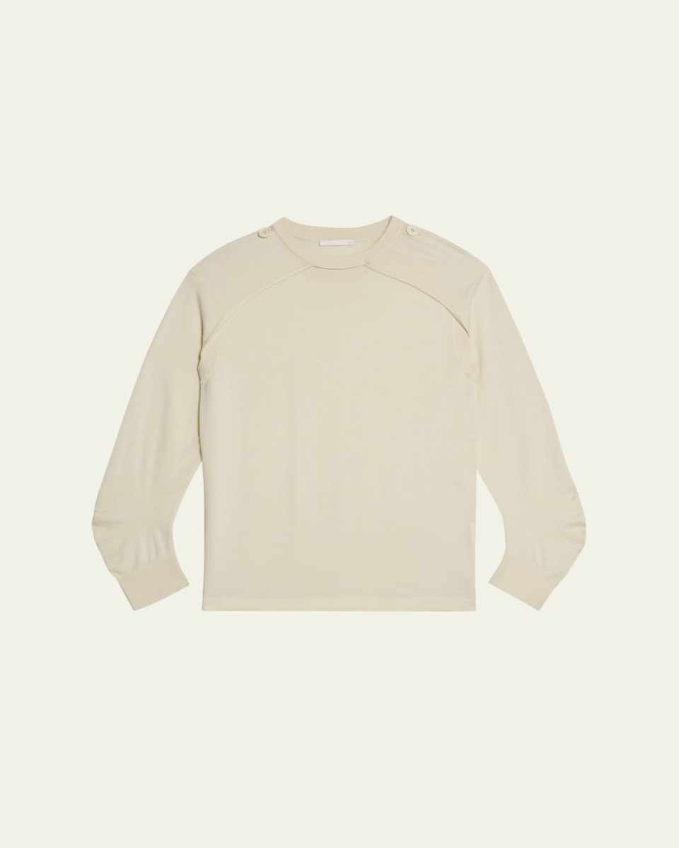 Crewneck Top with Shru