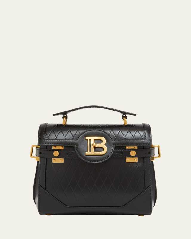 BBuzz 23 Top-Handle Bag in Embossed Leather