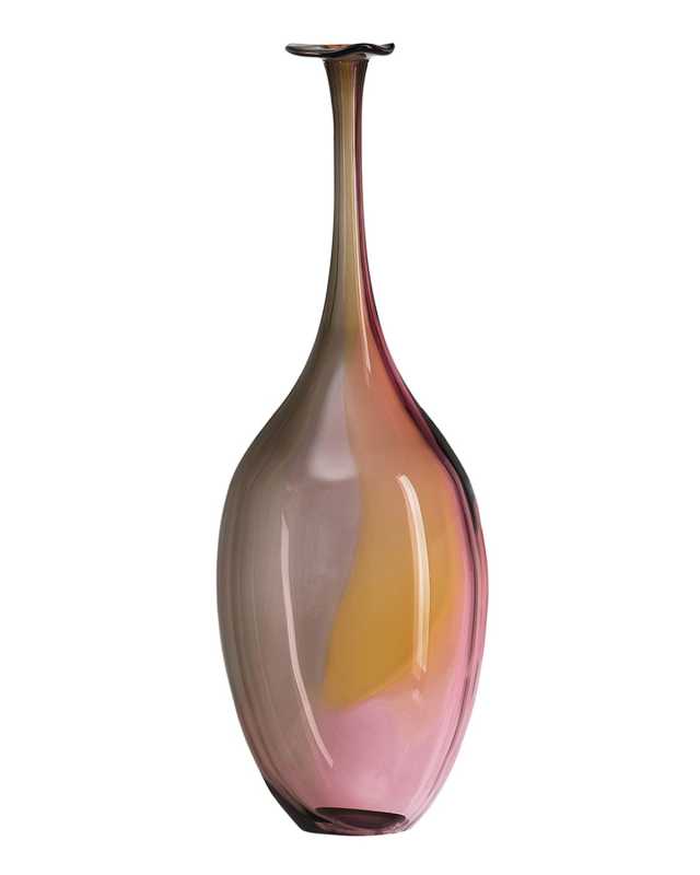 Small Fidji Vase, Amber/Grey/Rose