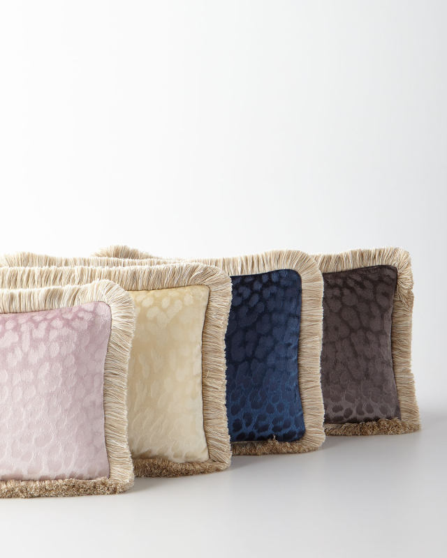 Monogram Velvet Pillow, 12" x 20"