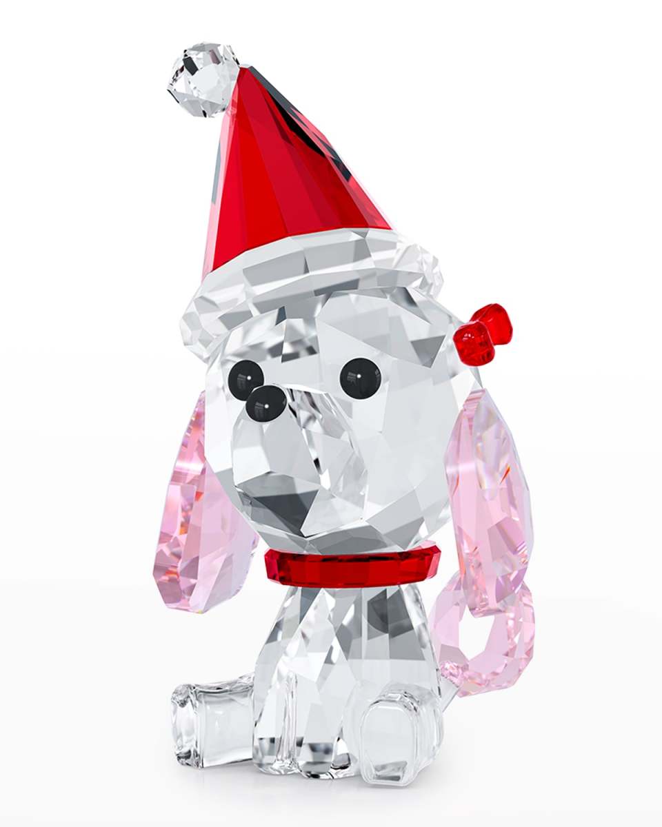 Holiday Cheers Poodle Decorative Accent